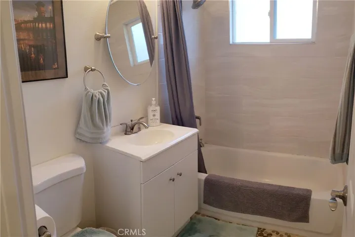 Guest bathroom off of hallway