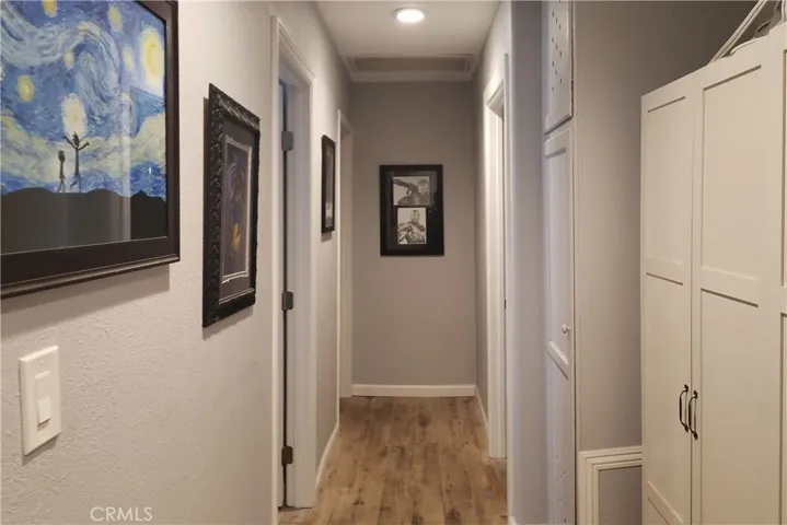 Hallway with lots of storage!