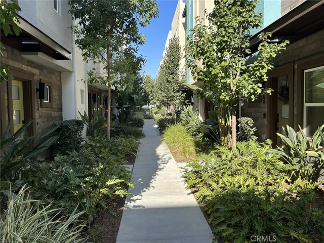 Lush landscaping is everywhere