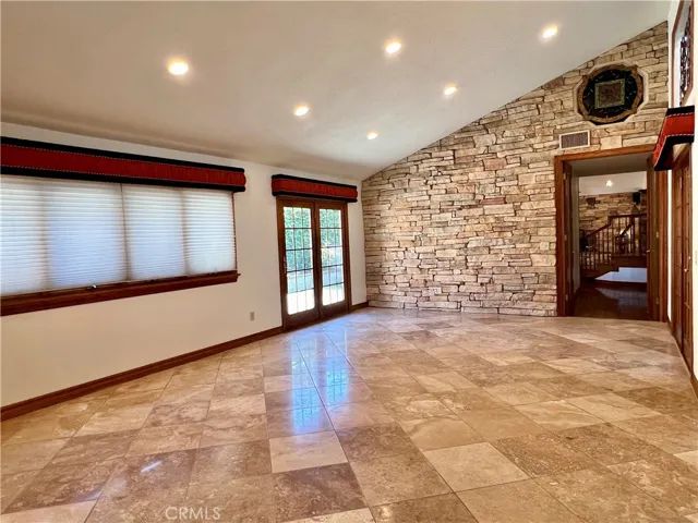 Formal Living Room with cozy fireplace
