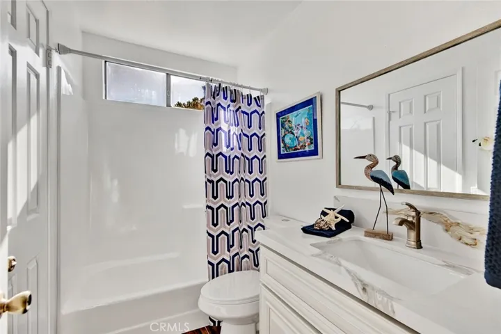 upstairs jack and jill bathroom.  Newly remodeled