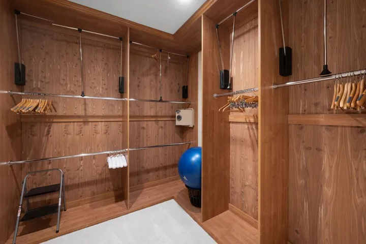 One of Two Primary Closets