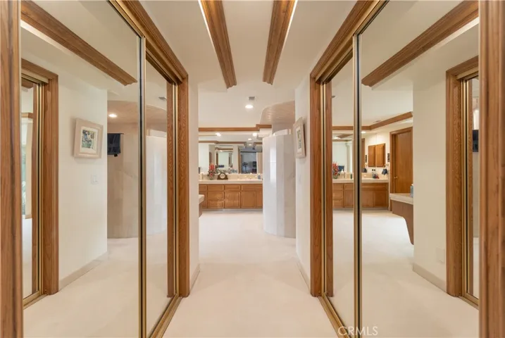 Double walk in closets in Primary Bedroom