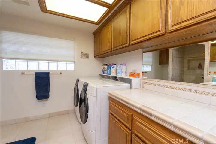 Laundry room and bathroom combined