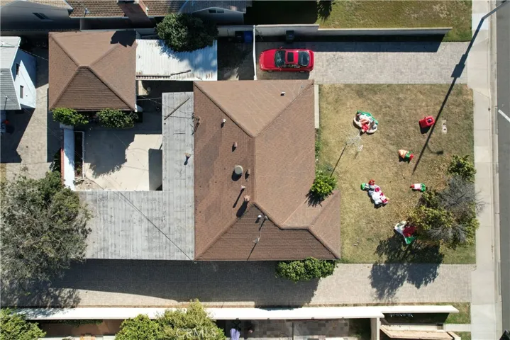 Aerial of front house