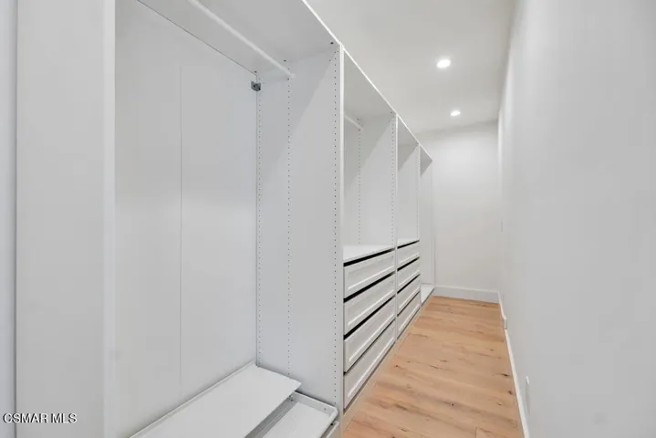 Primary closet