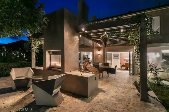 Amazing Fireplace In Backyard