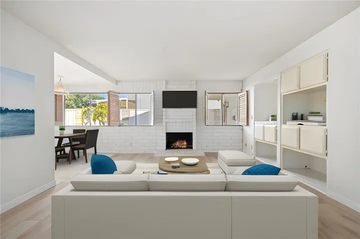 Family Room -virtually staged