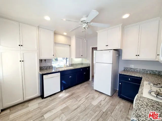 Kitchen with granite counter tops