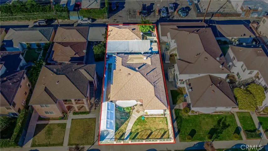 Aerial view of Property
