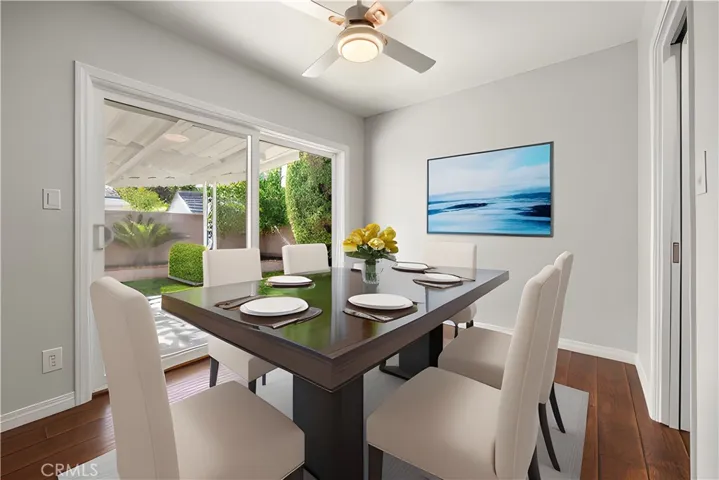 Dining Room virtually Staged