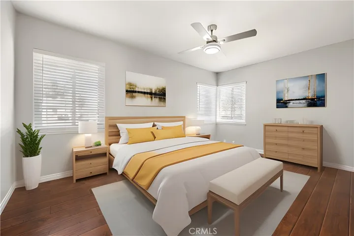 Bedroom 1 virtually staged