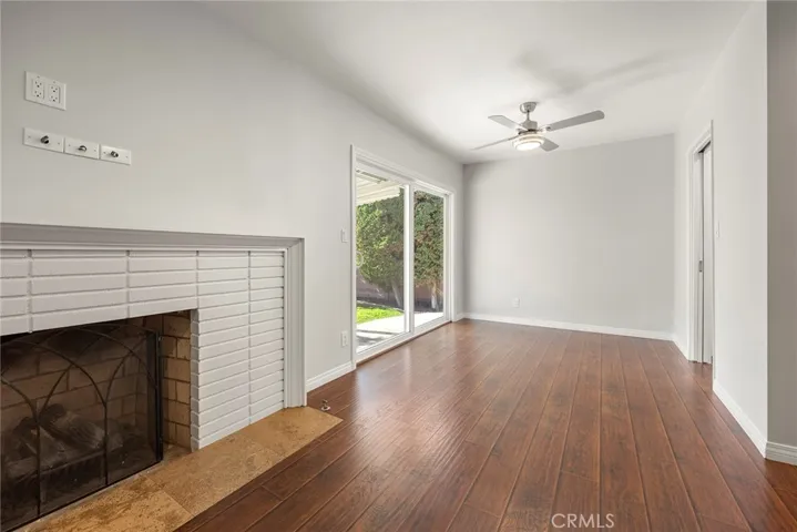 Laminate wood flooring throughout entire home