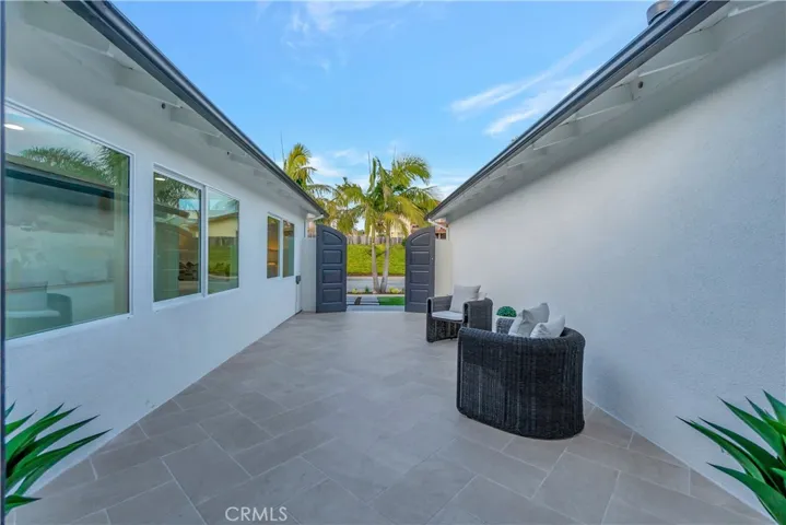 Private Gated Courtyard Entrance