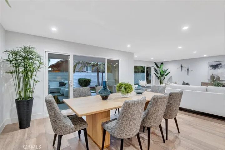 Beautiful View Through Double Sliding Doors
