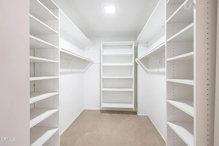Primary walk in closet
