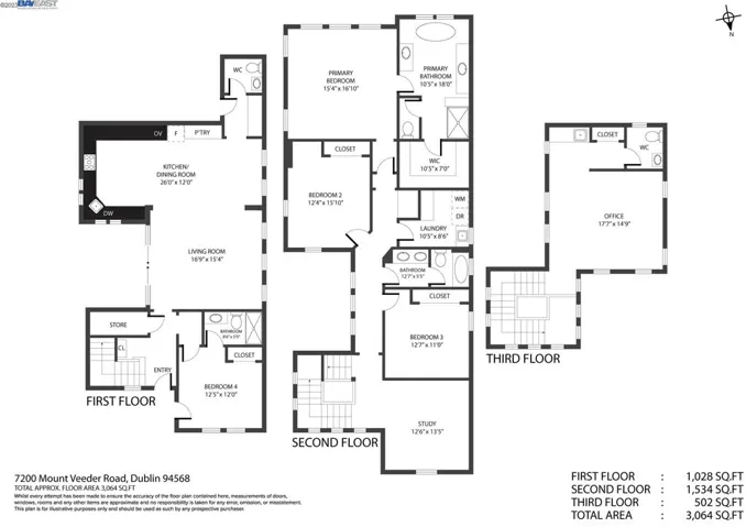 7200 Mount Veeder Rd, Dublin, California 94568