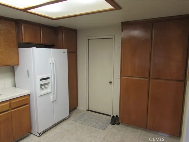 Kitchen with garage access