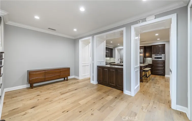 Dining room is roomy enough for family and guests!