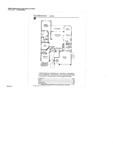 Monterey floorplan