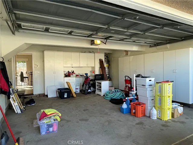 Nice storage in the garage