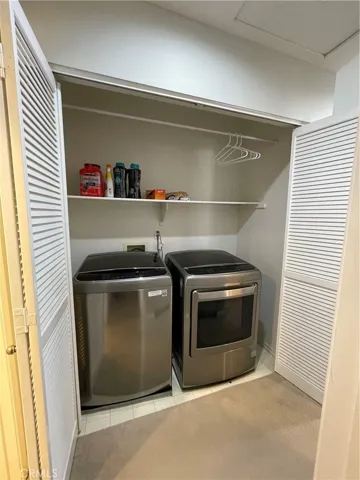 Washer and dryer included and on bedroom level