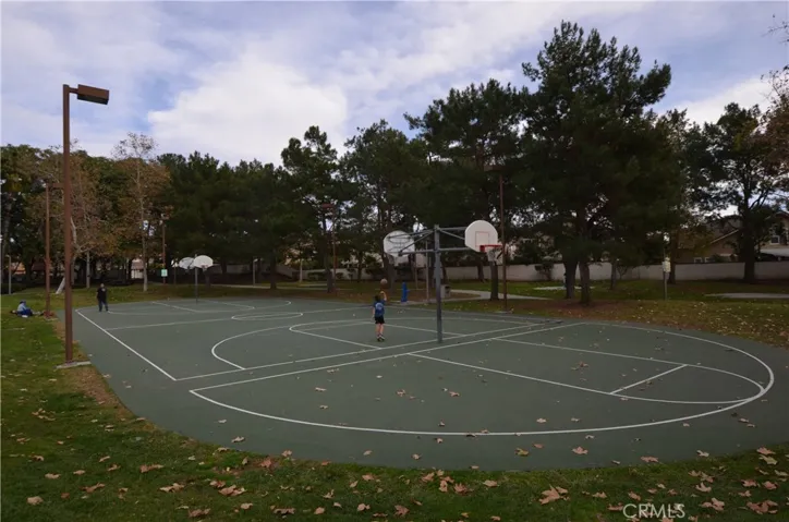 Park next door has a basketball court