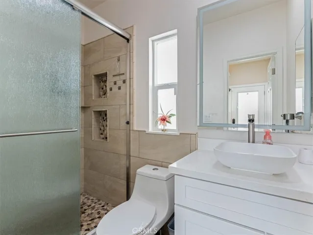 Beautiful custom bathroom.
