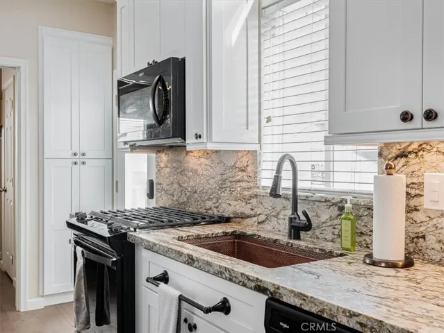 Check these leathered granite counters and backsplash.