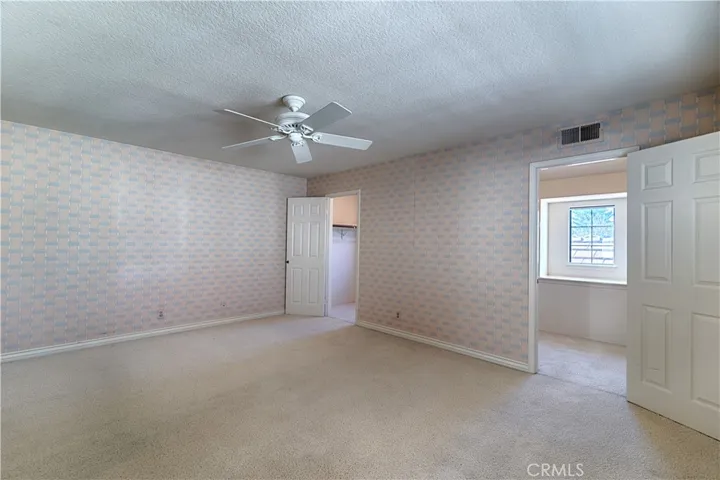 large 3rd bedroom with 2 walk in closets