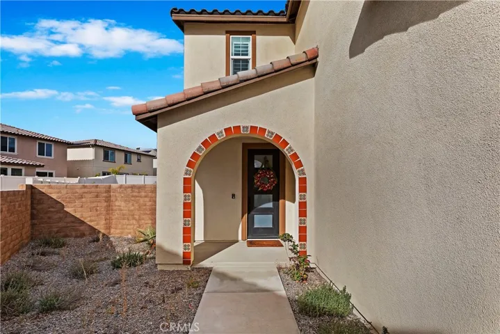 Charming arched entry