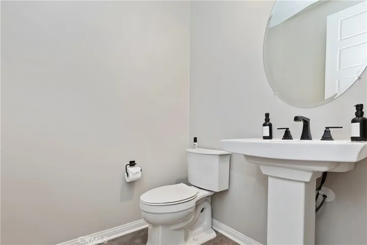 Downstairs powder room