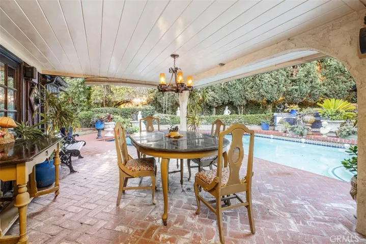 Patio and pool