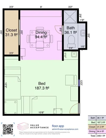 Guest Quarters over garage.