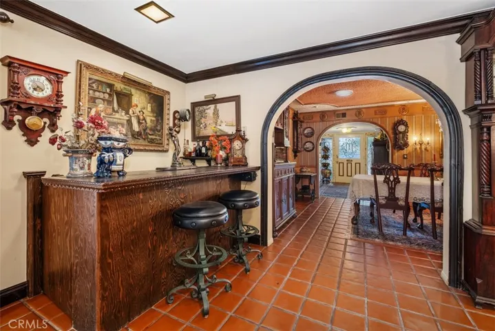 View of Bar in Family Room.