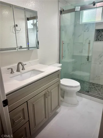 new remodeled master bathroom