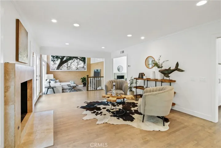 family room looking towards den