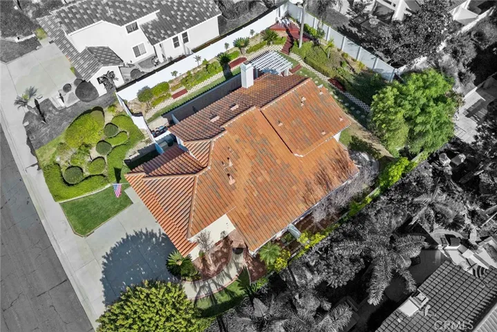 Aerial view of property