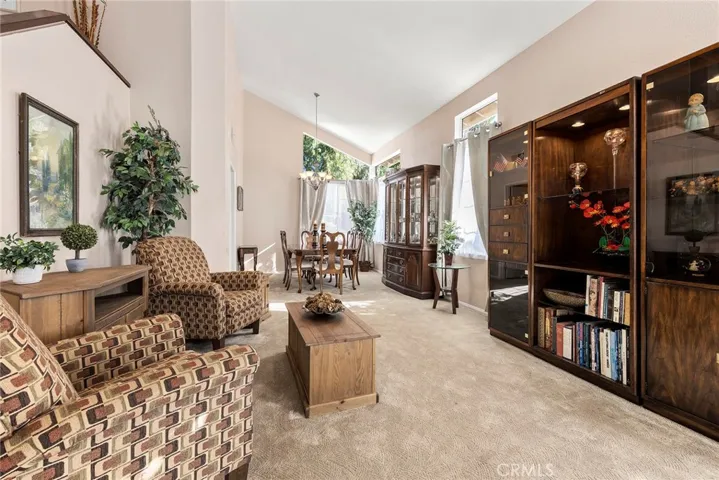 Light and bright formal step down living room.