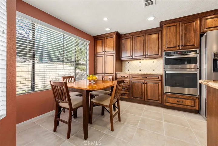 Breakfast nook with buffet area and more pantry space