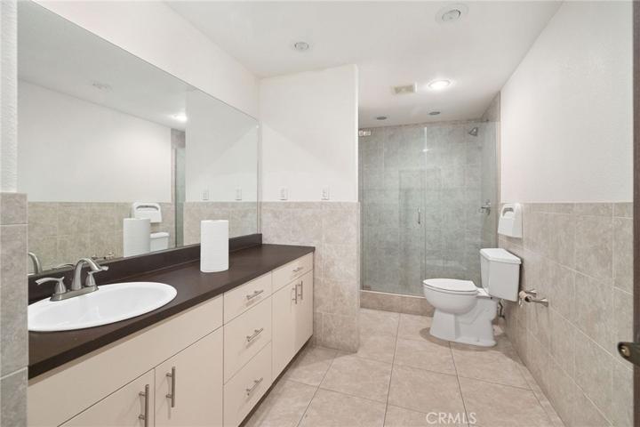 Restroom with one facility shower