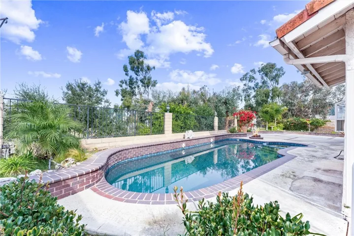 Pool and hills view.