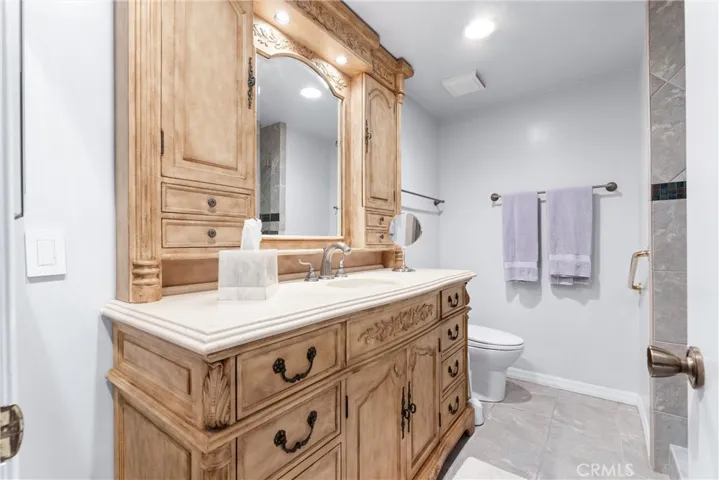 First floor 3/4 bath.