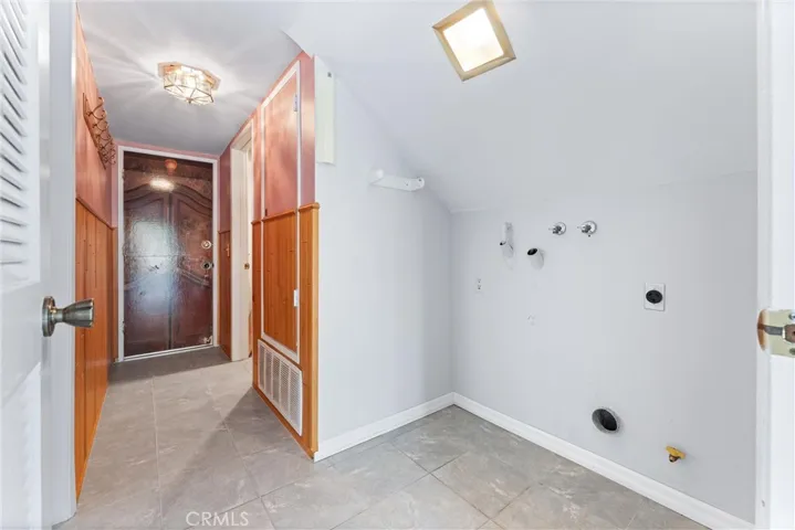 First floor laundry area.