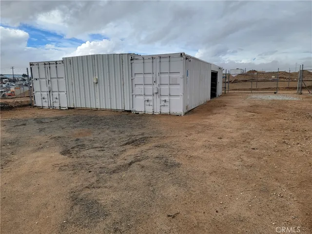 Front of storage area.