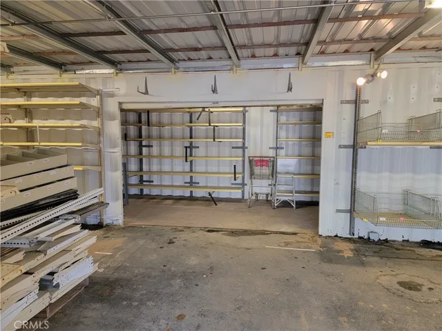 Roll-up doors in storage.
