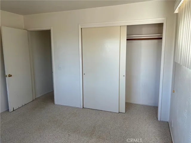 Second bedroom has regular size closet