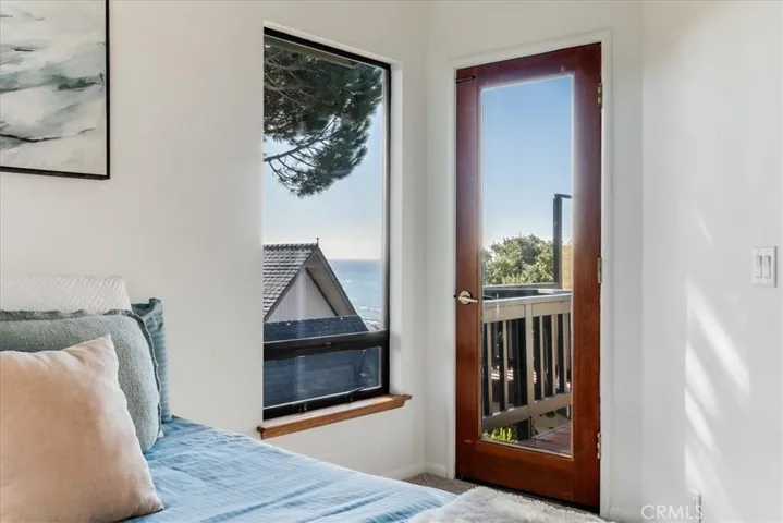 View of ocean from primary bedroom.