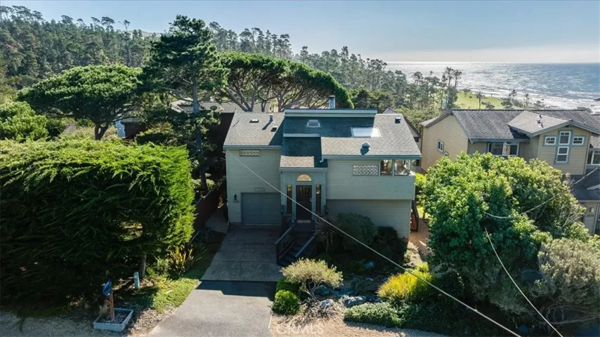 View of house from drone.