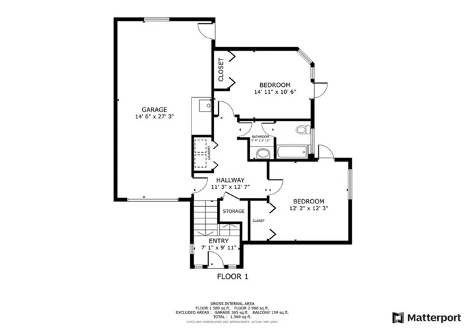 Downstairs floor plan